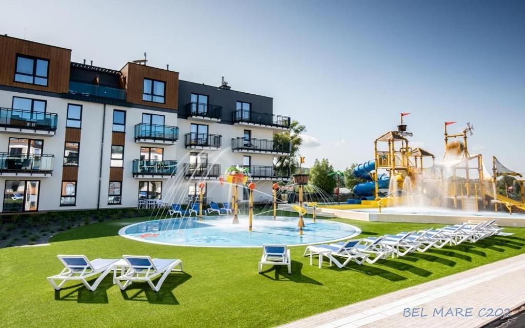 Bel Mare Aqua Apartament Parking Gratis + Taras Miedzyzdroje Exteriör bild